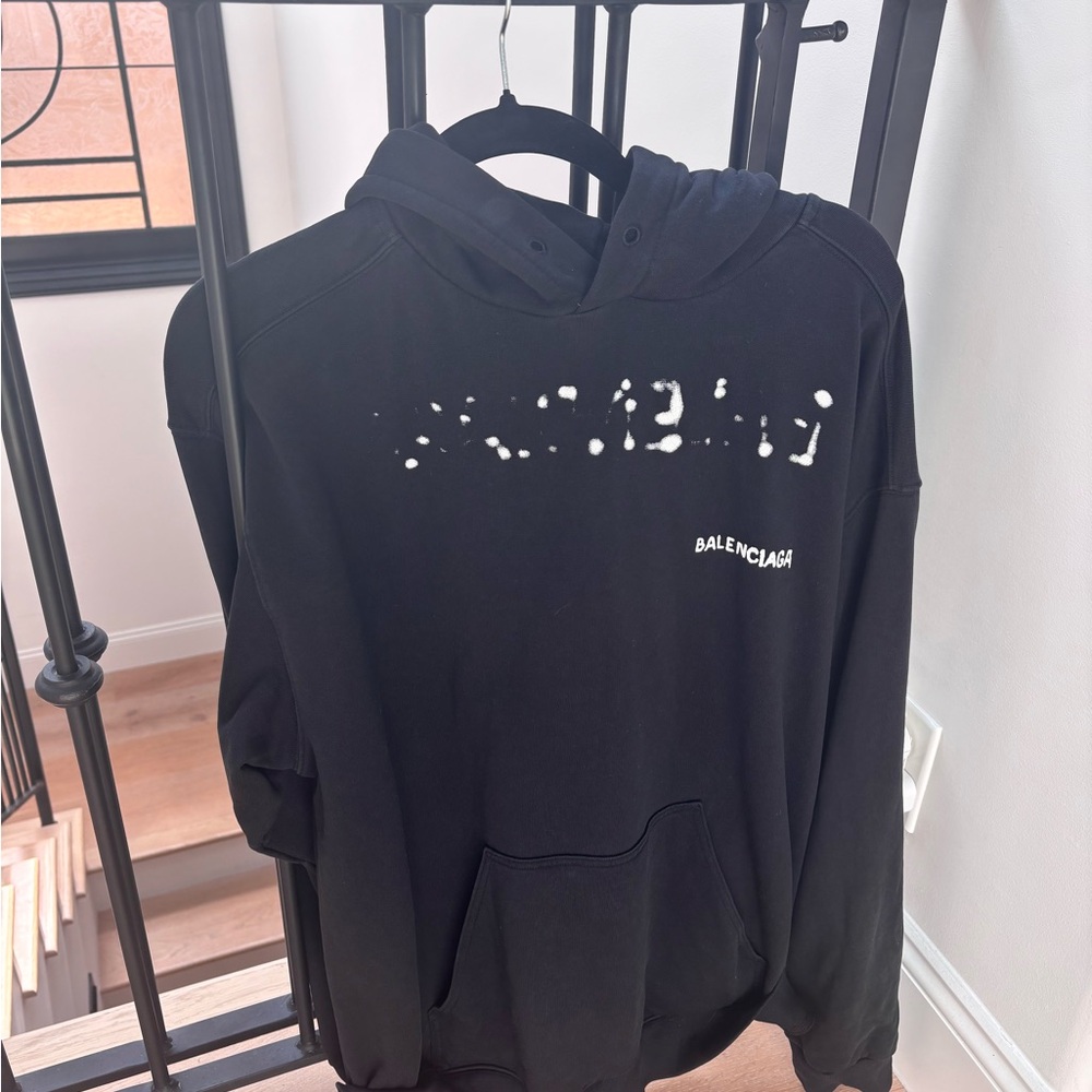 Balenciaga Black Men's Sweatshirt
